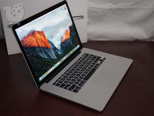 Apple MacBook Pro 15.4 "Laptop Retina Display. 2.6 GHz. 8GB Memory. 512GB SSD
